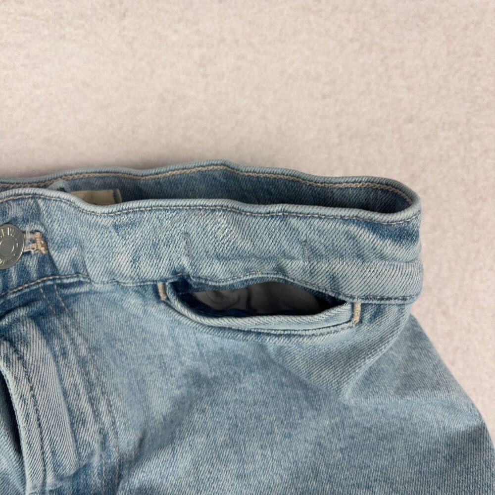 Madewell Emmett Wide-Leg Jeans Women's 25 Blue Light Wash Ankle Crop Normcore - Picture 10 of 10